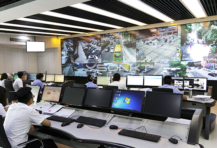 廣東某市交通管理監控中心控制臺定制項目